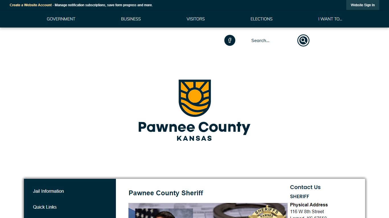 Pawnee County Sheriff | Pawnee County, KS